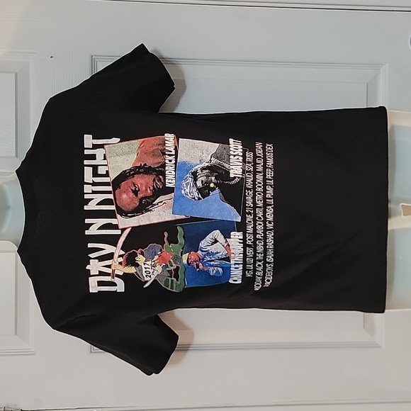 2017 Day N Night Festival Kendrick Lamar, Chance The Rapper, Travis Scott Tee. - Picture 7 of 10